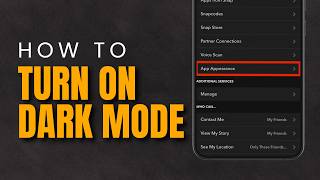How to Turn On Dark Mode On Snapchat | Fix Snapchat Not Showing Dark Mode