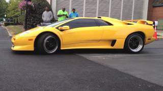 Rare Yellow Lamborghini Diablo SV