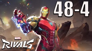 Iron Man Dominates With 48 Kills [Marvel Rivals Competitive]