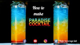 Rainbow Paradise Cocktail