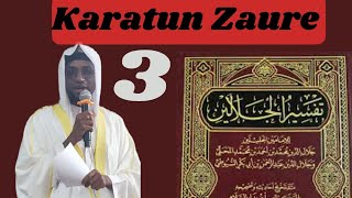 003 Tafsirin Jalalaini Karatun Zaure