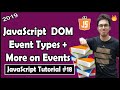 More on JavaScript Events | JavaScript Tutorial In Hindi #18