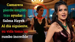 Una Mesera Pierde Su Trabajo Tras Ayudar a Salma Hayek - Al día siguiente, su vida da un giro inc...