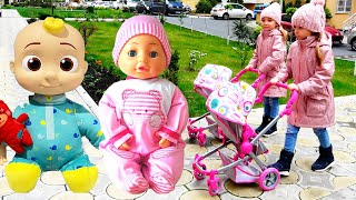 Куклы Беби Бон и Сборник видео для детей Как Мама | Kids Arina and Xenia play with baby doll