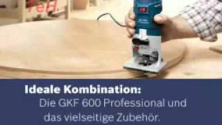 Scule electrice profesionale BOSCH GKF 600.wmv