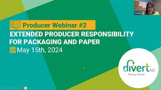 EPR for PPP Producer Webinar #2: Preparing for Reporting Requirements in 2024