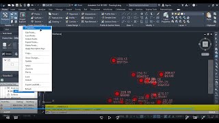 Import Points using .csv file | AutoCad CIVIL 3D 2022