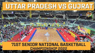 71st Senior National ! Uttar Pradesh vs Gujarat Men Basketball Match