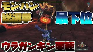 【 #mh3g 】モンハン総選挙でウラガンキン亜種が最下位の理由に思い当たる節がありすぎる #雑談  #mh20th #モンハン20周年  #ゲーム実況 　#vtuber