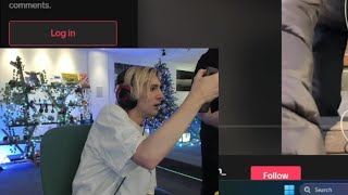 The moment xQc found out he won the court case against Adept