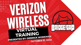 Verizon Wireless Training for Bridge The Gap Marketing!