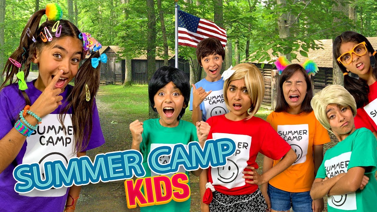Types Of Kids Summer Camp Comedy Funny Skits Gem Sisters Youtube
