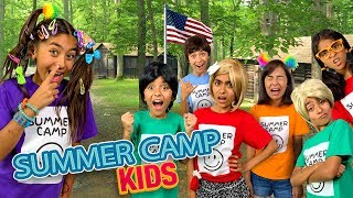 Types of Kids Summer Camp - Comedy Funny Skits // GEM Sisters