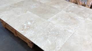 Ivory Travertine Tiles 457x457x10mm