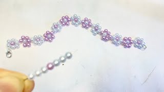 How to make Beaded diy.Sun fun craft diy.របៀបចាក់ខ្សែដៃអង្កាំបែបងាយៗ