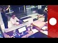 Armed robbery in hospital caught on CCTV in Brazil