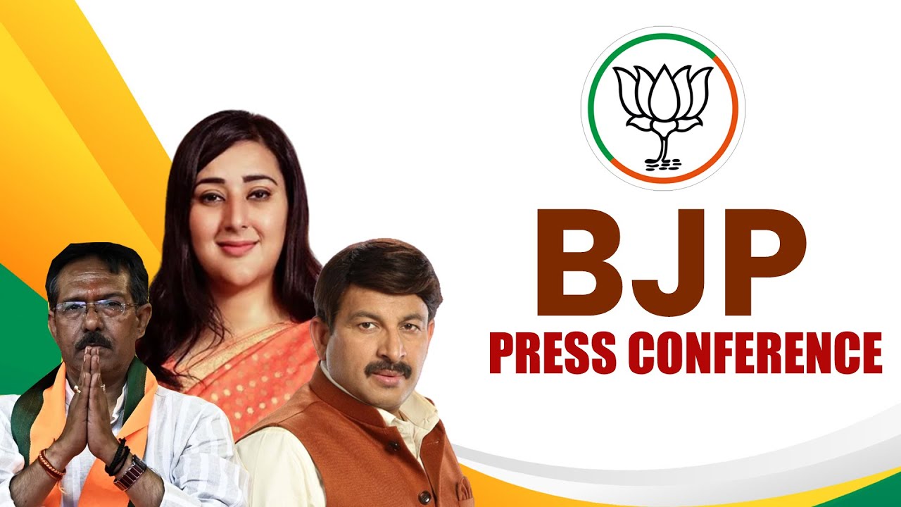 BJP PC LIVE | Delhi BJP President And Delhi MP’s Press Conference ...