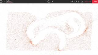 JavaScript Art #76 ParticleDance【 p5.js (OpenProcessing)】