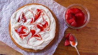 Strawberry Jam Cake