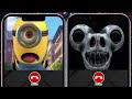 Minions CALLS THE Monster Koala ZOONOMALY  and SCARES HIM meme