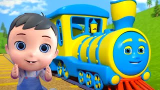 Wheels On The Train, Cartoon Video & Nursery Song for Children