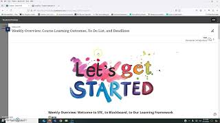 Navigating Our BB Course Online OER
