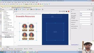 49 Android app development tutorial for beginners using Android studio | Drawable Resources
