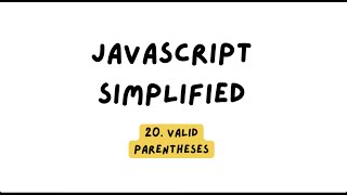 Perfect Parentheses: Valid Parentheses | Leetcode Coding Problem