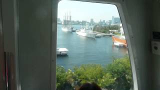 Viaje en Mono-rail por Tokyo. Monorail trip though Tokyo (Japan) Parte 3