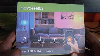 NOVOSTELLA Smart WiFi RGBCW LED Light Bulbs