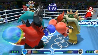 Mario & Sonic Rio Olympic Games Boxing Zavok Defeated Donkey Kong/Daisy/Bowser/Tails| JinnaGaming