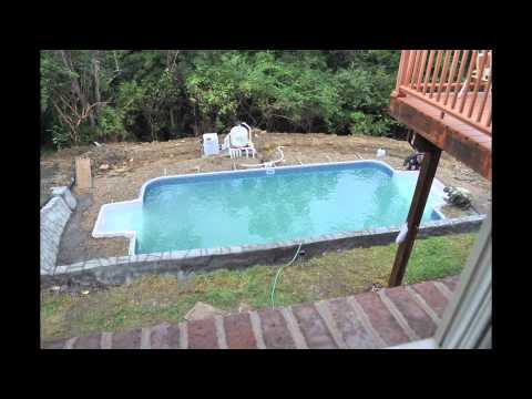 Inground Pool Installation Youtube
