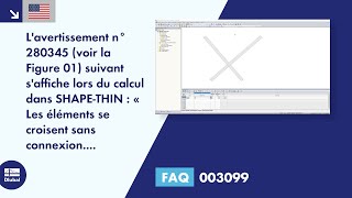 [EN] [FR] FAQ 003099 | L'avertissement n°280345 s'affiche sur la figure ci-contre lors du calcul ...