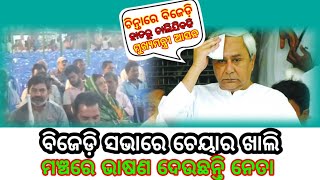 ଚିନ୍ତାରେ ବିଜେଡ଼ି ସୁପ୍ରିମୋ ବିଧାୟକ ଙ୍କ ସଭାରେ ଚେୟାର ଫାଙ୍କା ||Biju janata dal news|| Paradeep bjd