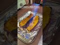 スモーク演出がすごい銀座焼き芋ブリュレ(Ginza baked sweet potato brulee with amazing smoke effect)