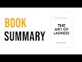 The Art of Laziness by Library Mindset Free Summary Audiobook