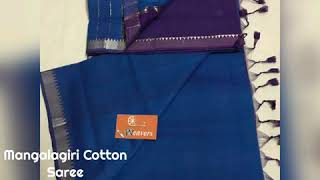 Mangalagiri Cotton Saree || Handloom Saree