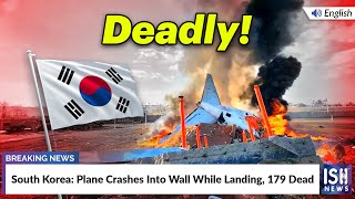 South Korea: Plane Crashes Into Wall During Landing, 179 Dead | ISH News