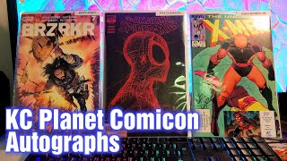 KC Planet Comicon Autographs 2022