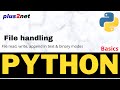 Python file handling methods with different modes to read write & append data in text & binary mode