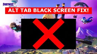 Fortnite black screen when alt tab/slow alt tab (2024 FIX!)