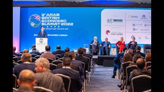 Talgat Takiyev (Deep Knowledge Group) at the 2022 Arab British Economic Summit