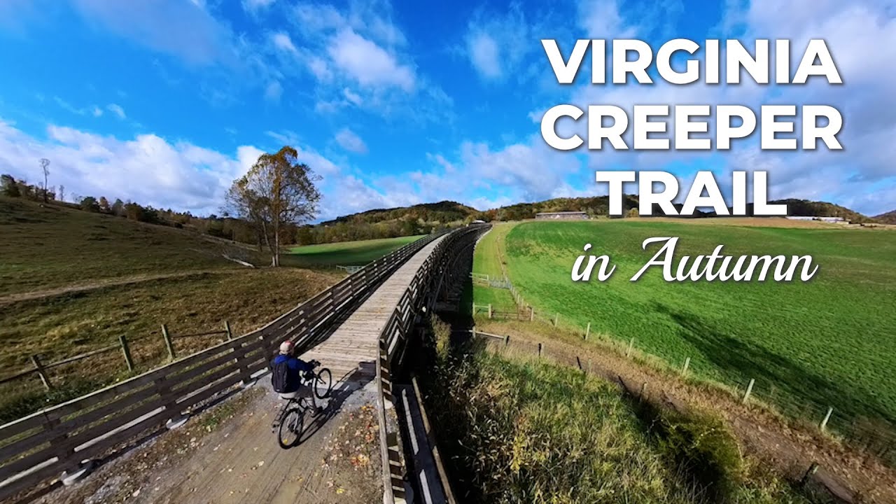 Biking The AMAZING Virginia Creeper Trail (Part 1) - YouTube