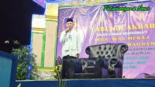 Sambutan sederhana, simpel, penuh makna ketua DKM At-Taqwa Taman Cikande di Tabligh Akbar RT. 06/02