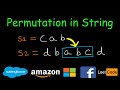 Permutation in String | Leetcode #567 | Anagram  of string s1 in string s2