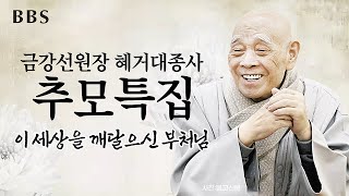 [추모특집] 혜거대종사 