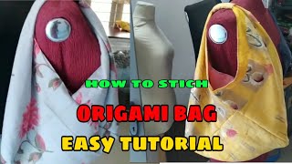 How to make origami bag easy way