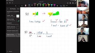 Acceleration conversion