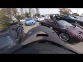 impromptu car show in brisbane pagani huayra roadster