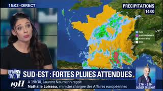 Décryptage meteo sur BFM TV